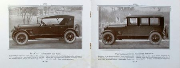 Cadillac V 63 Modelprogram 1925 Carbrochure (9441)